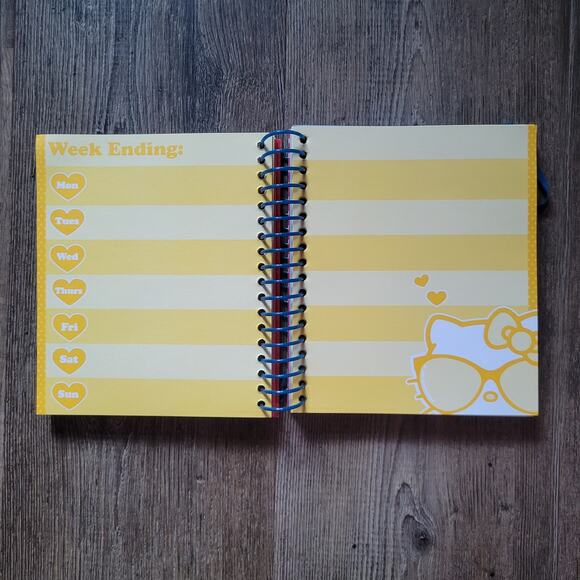 New Hello Kitty “Hello Fabulous” Claire’s Undated Planner – Sanrio, Zip Sleeve - Picture 7 of 10
